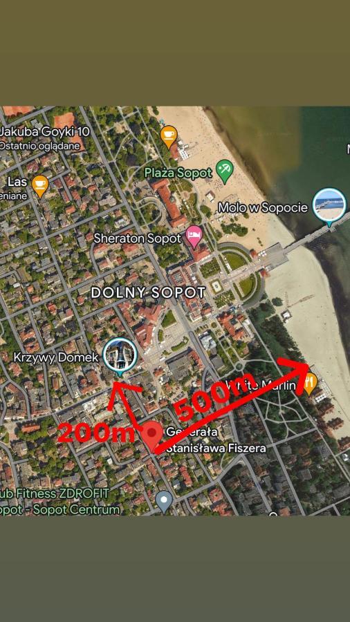 Agapella Apartamenty- Apartament Fiszera 500M From The Beach, Free Parking Сопот Екстер'єр фото